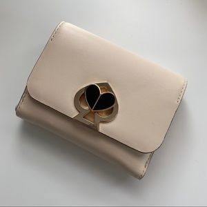 Kate Spade Nicola Twistlock Trifold Wallet Bare